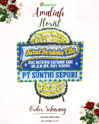 Papan Bunga Duka di Tangkerang Labuai