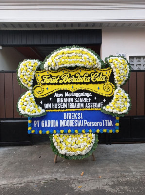 Papan Bunga Duka di Tangkerang Labuai